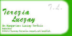 terezia luczay business card